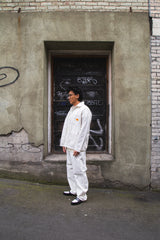 Canvas Coverall Jacket Off White