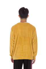 V-Neck Cardigan Pile Yellow