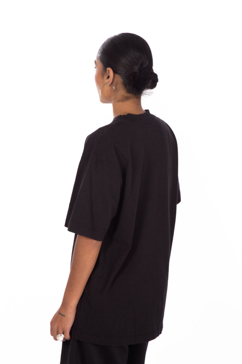 Cut Out Tee Black