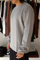 L/S Mesh Top Pigment Chalk