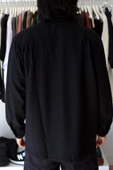 Wool Snap Shirt Black