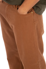 Derby Pant Garment Dyed Brown