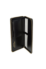 Classic Plain Long Wallet Black