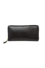 Classic Plain Long Wallet Black