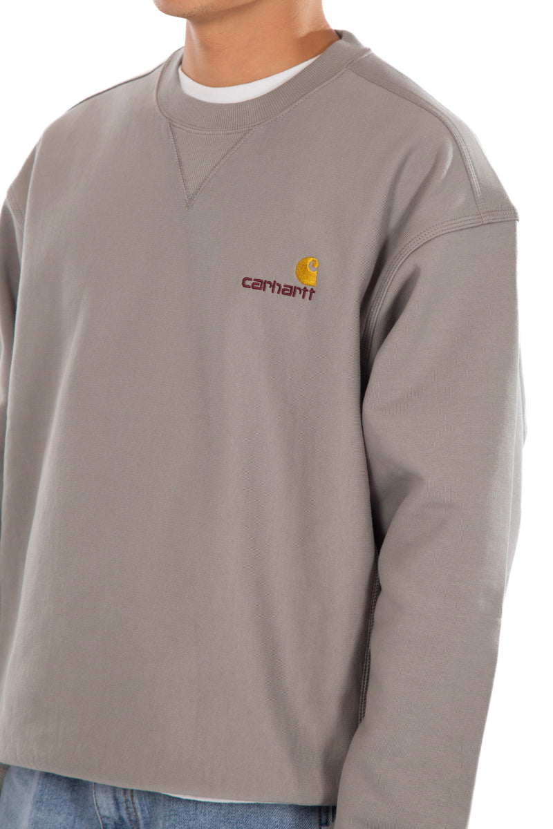American Script Crewneck Sweat Marengo