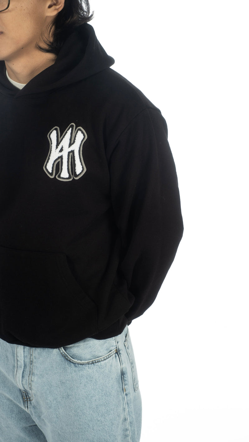 Majors Chenille Logo Hoodie Black