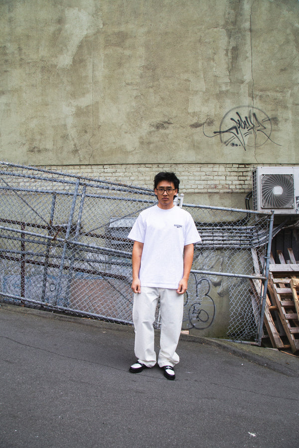 Wine Spill Tee White