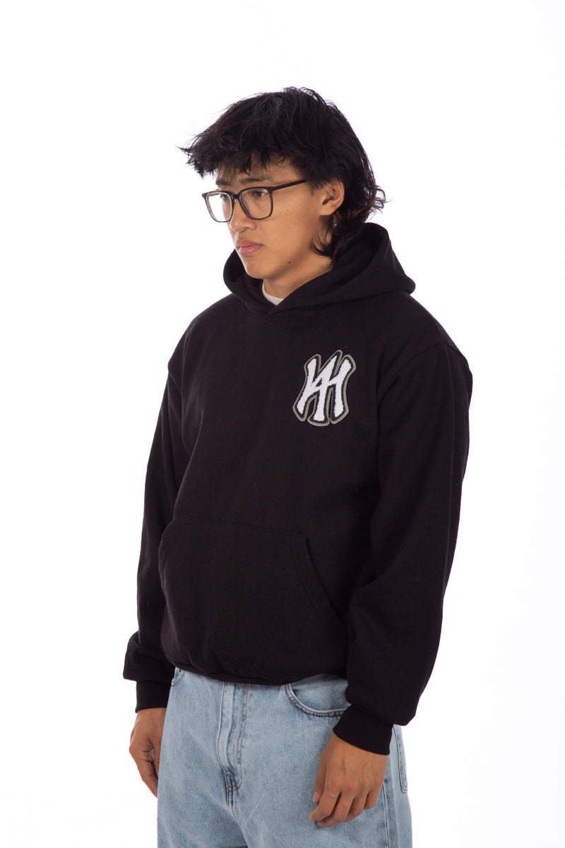 Majors Chenille Logo Hoodie Black