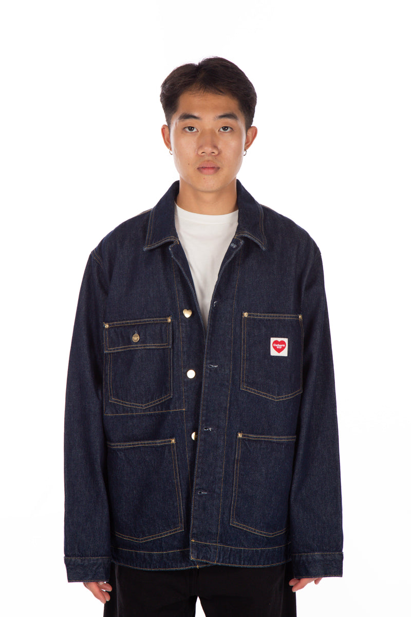 Nash Jacket Blue Rinsed