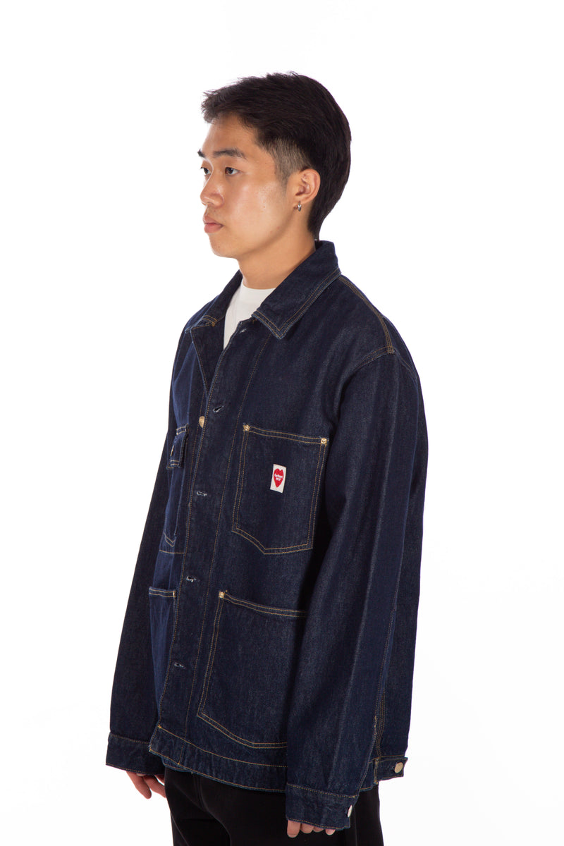 Nash Jacket Blue Rinsed
