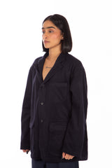 Loiter Jacket Navy Wool