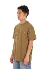 S/S American Script T-Shirt Larch