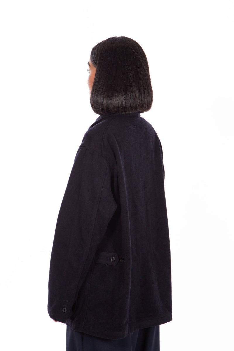 Loiter Jacket Navy Wool