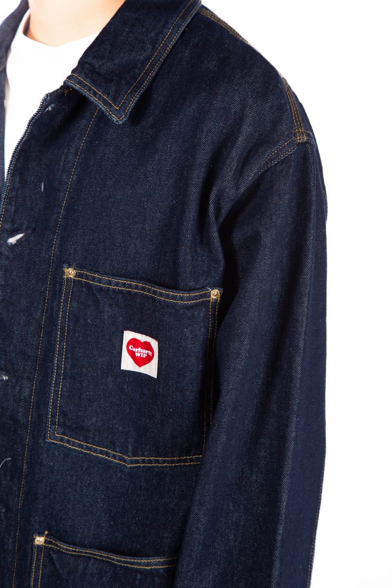 Nash Jacket Blue Rinsed