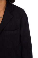 Loiter Jacket Navy Wool