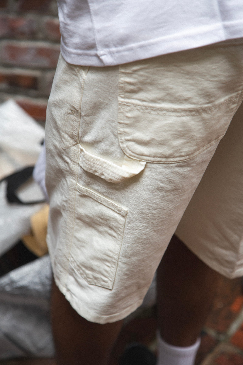 Single Knee Short White