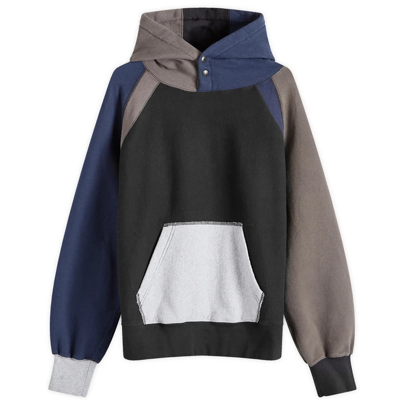 Raglan Hoody Combo Black