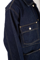Nash Jacket Blue Rinsed