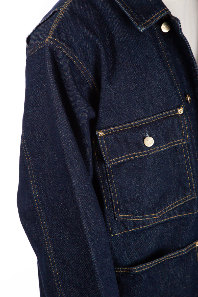 Nash Jacket Blue Rinsed