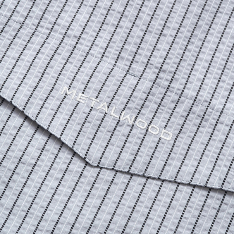 Seersucker Fishing Shirt Sky