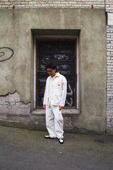 Canvas Coverall Jacket Off White