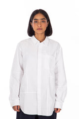 Combo Short Collar Shirt White Oxford