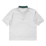 Quarter Zip Jersey Polo Natural