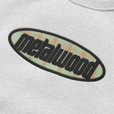 Plaid Oval Logo Crewneck Heather Grey