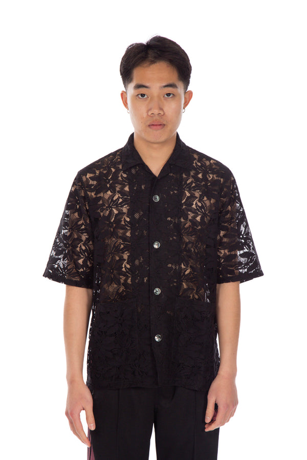 Cabana Shirt Black Lace
