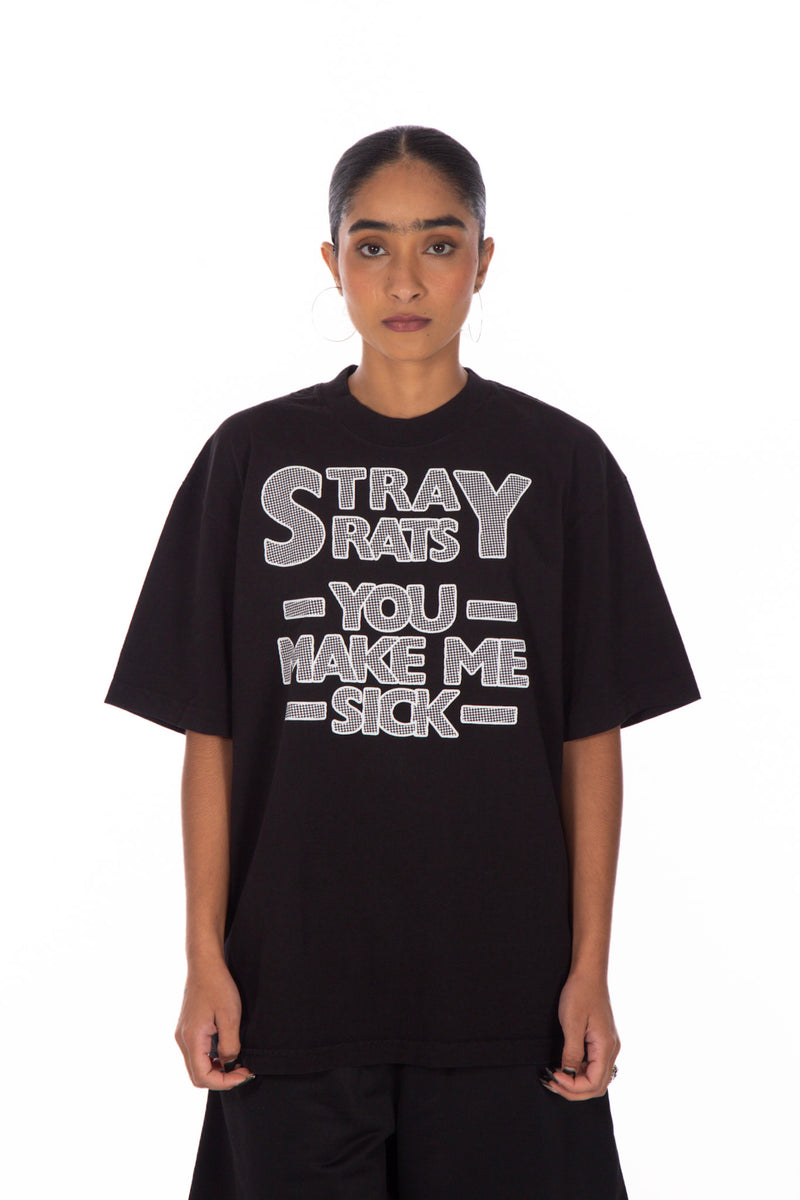 You Make Me Sick Tee Black