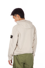 Cotton Fleece Sweatshirt Ecru