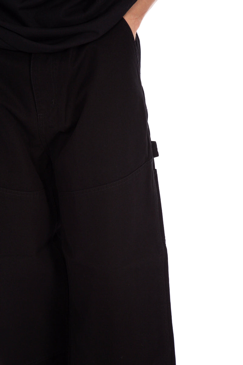 Wide Panel Pant Black