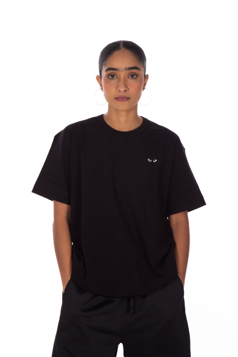 Heart Logo Tee Black / Black
