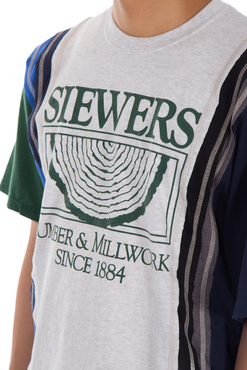 Rebuild T-Shirt Grey/Green/Blue Medium