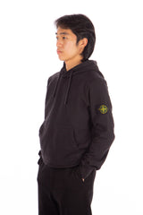 Cotton Fleece Sweatshirt Black