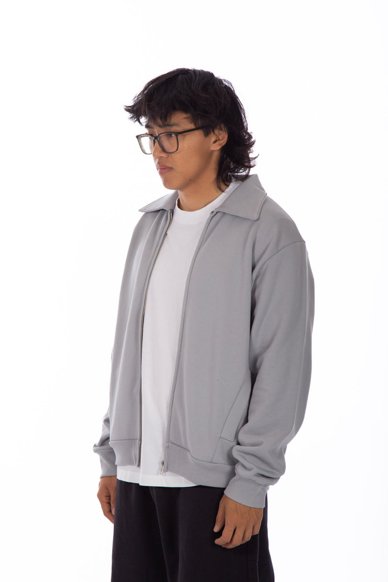 Zip Sweat Jacket Foggy Blue