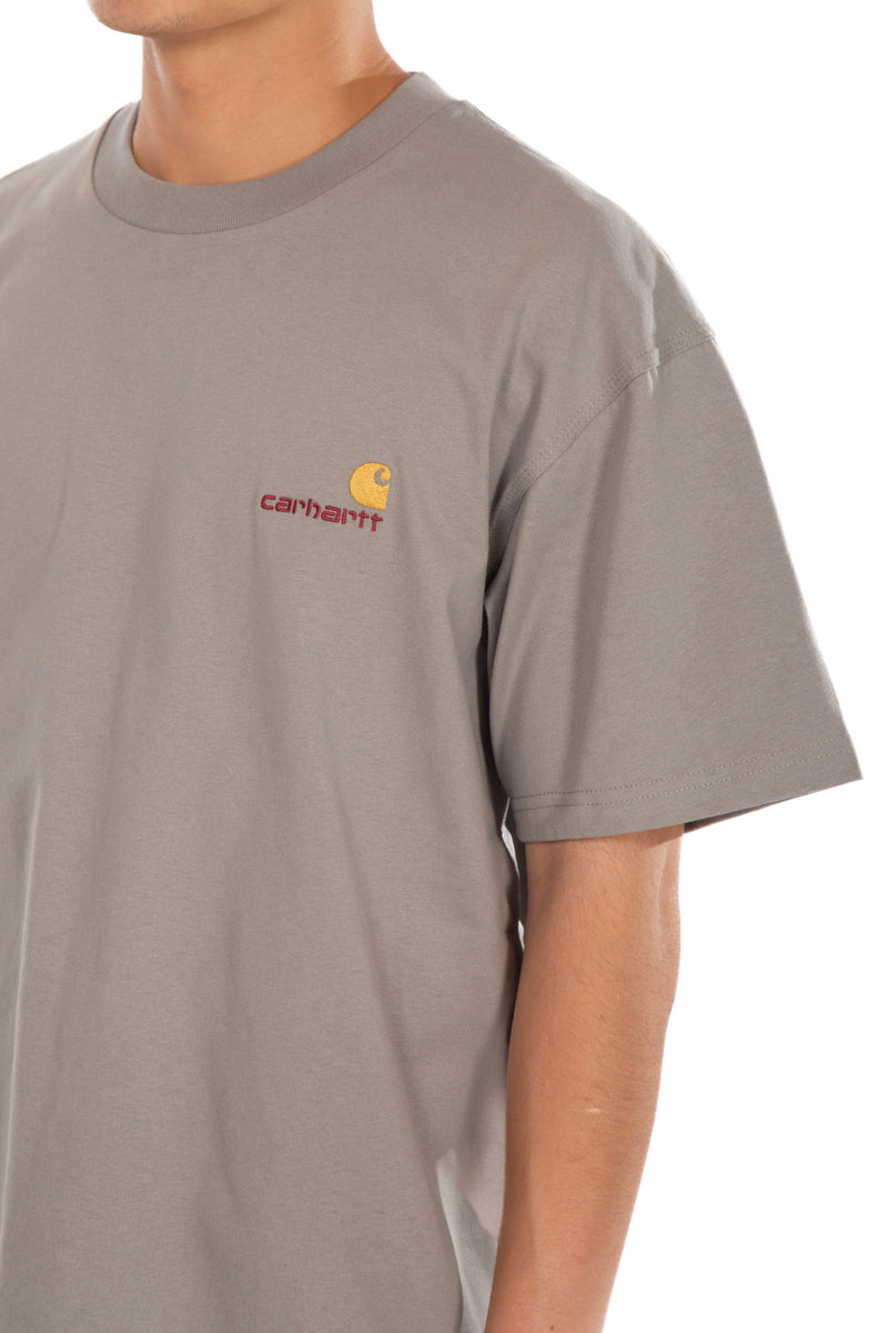 S/S American Script T-Shirt Marengo