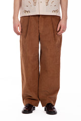 Wide Corduroy Trouser Brown