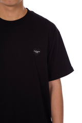 S/S Tee Double Heart Black