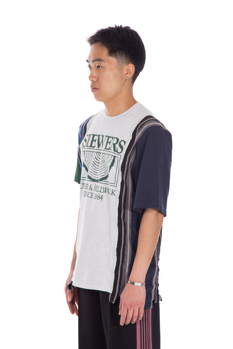Rebuild T-Shirt Grey/Green/Blue Medium