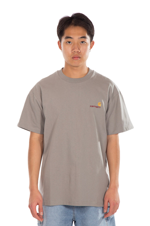 S/S American Script T-Shirt Marengo
