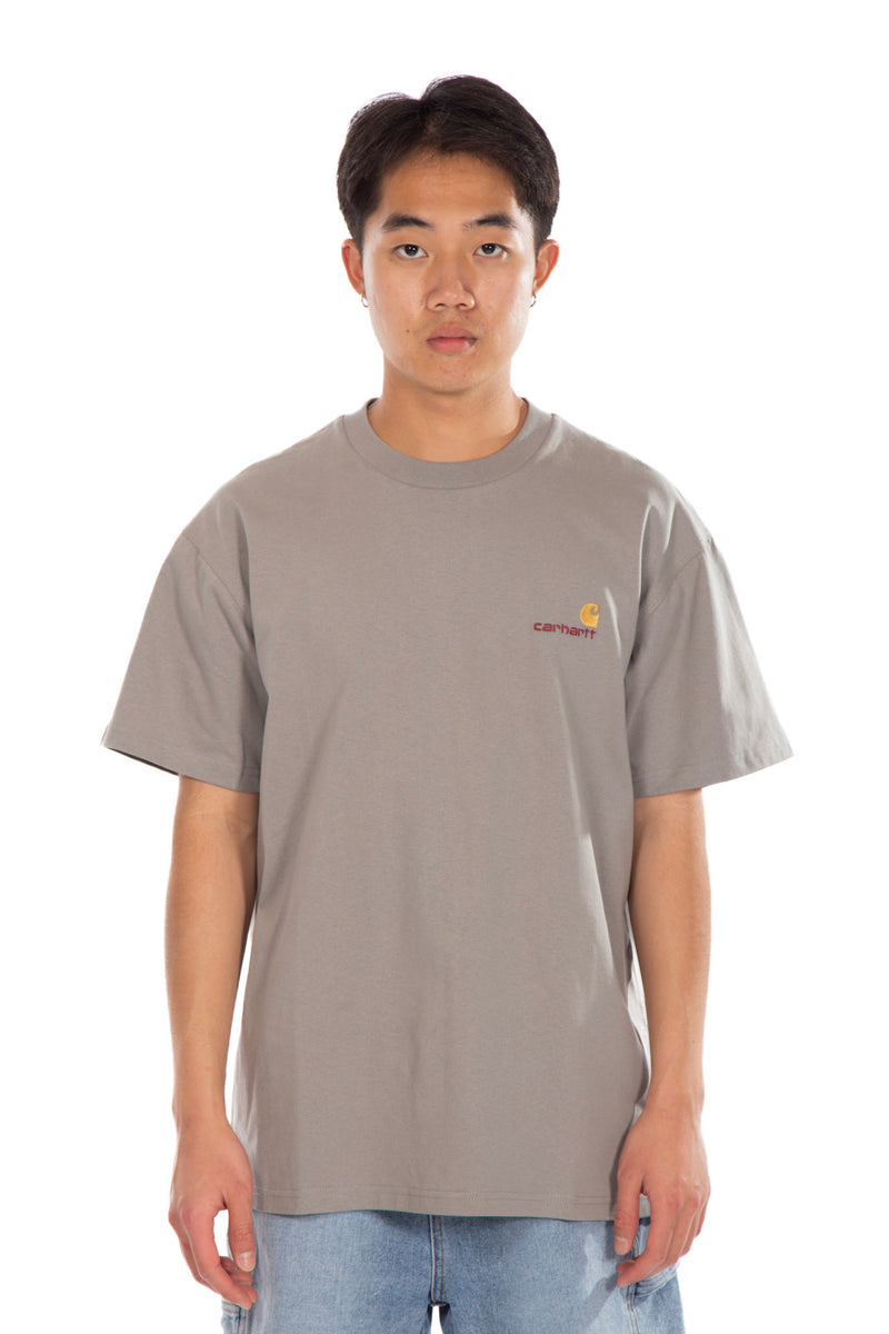 S/S American Script T-Shirt Marengo