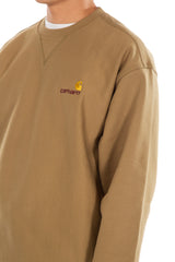 American Script Crewneck Sweat Larch