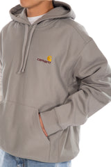 Hooded American Script Sweat Marengo