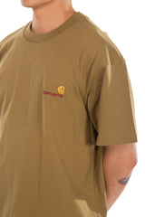 S/S American Script T-Shirt Larch
