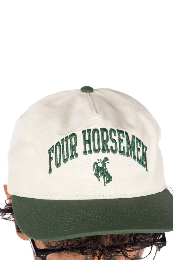 Rodeo Strapback Cap Cream/Forest