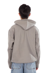 Hooded American Script Sweat Marengo