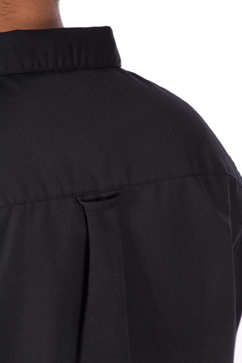 Craft Zip Long Sleeve Shirt Black Rinsed