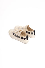 CDG X Converse Multi Black Heart Low Off White