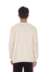 V-Neck Cardigan Pile Cream